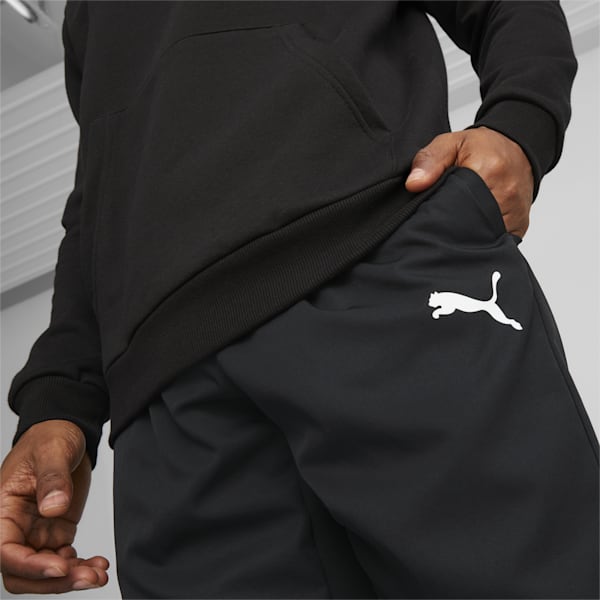 Active Woven Men's Regular Sweat Pants, Puma Black, extralarge-AUS