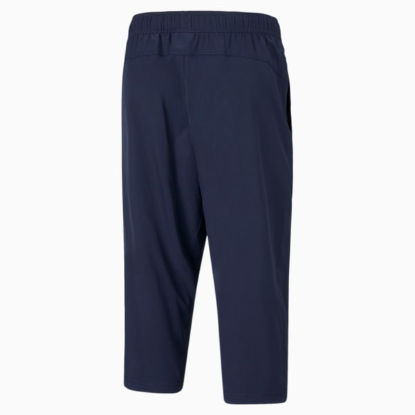 Active Woven 3/4 Regular Fit Men's Sweat Pants, Peacoat, extralarge-IND