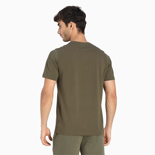 V-Neck Regular Fit Men's T-shirt, Grape Leaf, extralarge-IND