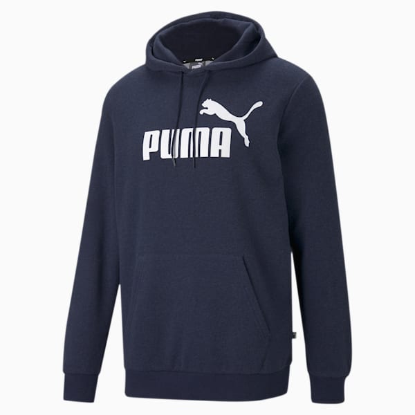 Heather Men's Hoodie, Peacoat Heather, extralarge-IND