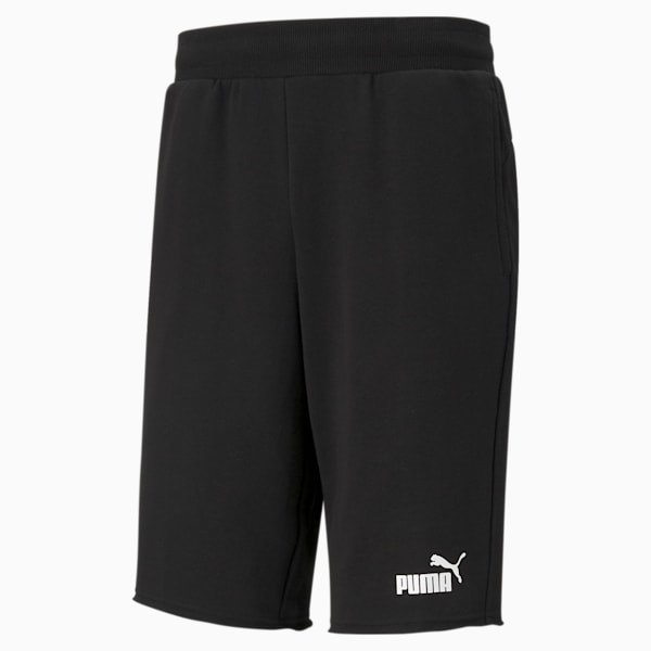 Essentials Knitted Men's Shorts, Puma Black, extralarge-IND