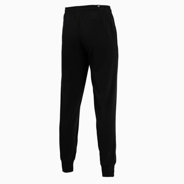 Essentials Jersey Men's Jersey Sweat Pants, Puma Black, extralarge-IND