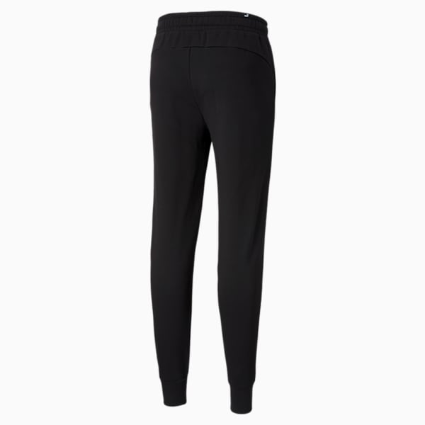 Essentials Slim Fit Knitted Men's Pants, Puma Black, extralarge-IND