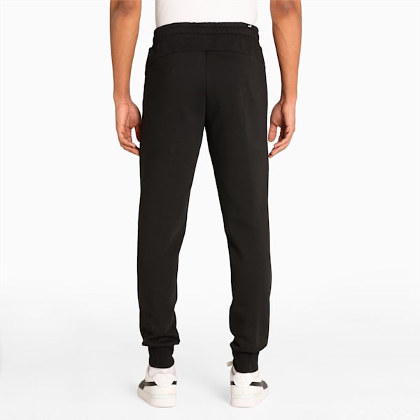 Essentials Slim Fit Knitted Men's Pants, Puma Black, extralarge-IND