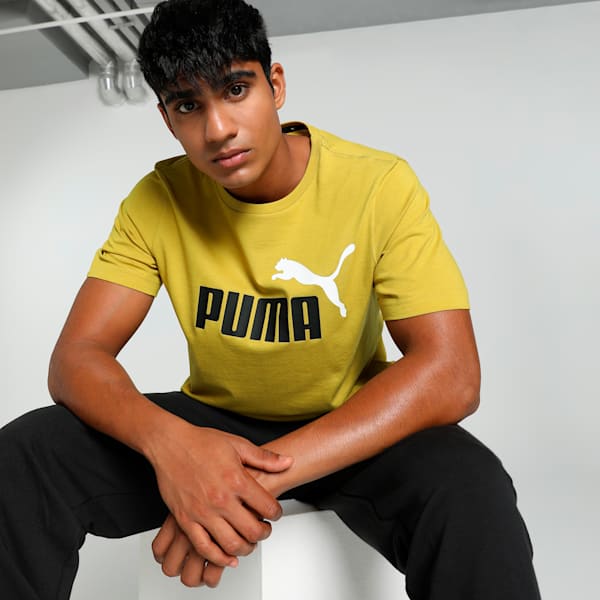 Logo Men's T-shirt, Golden Fog, extralarge-IND
