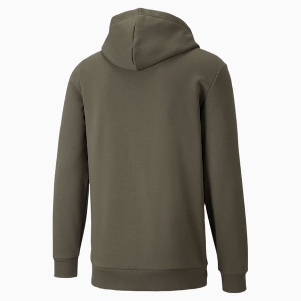 Essentials+ Two-Tone Full-Zip Men's Hoodie, Grape Leaf, extralarge