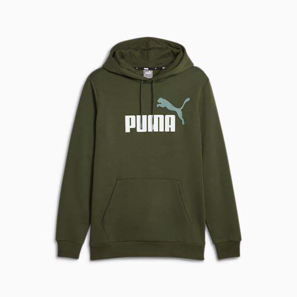 Essentials+ Two-Tone Big Logo Men\'s Hoodie | PUMA