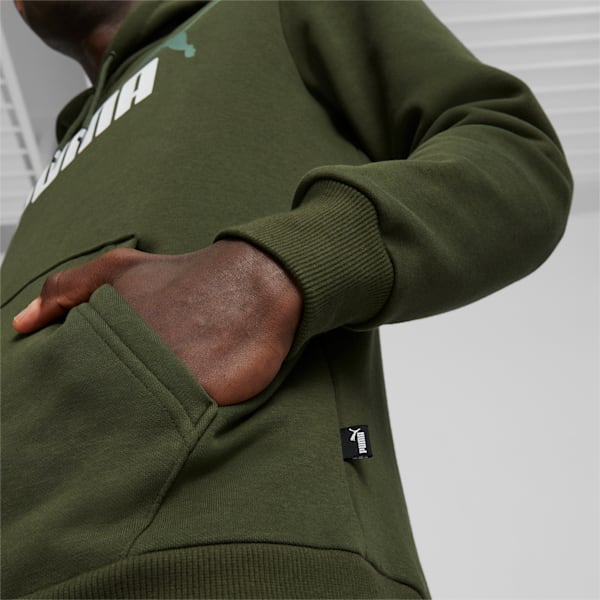 Essentials+ Two-Tone Big Logo Men's Hoodie | PUMA