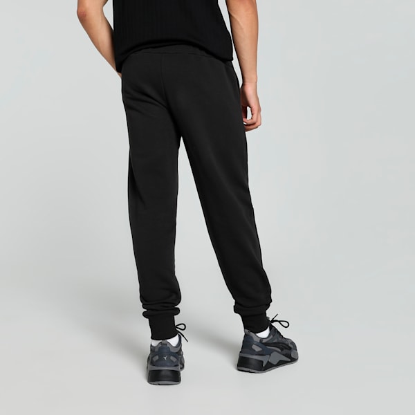 Two-Tone Logo Men's Pants, PUMA Black-puma white, extralarge-IND