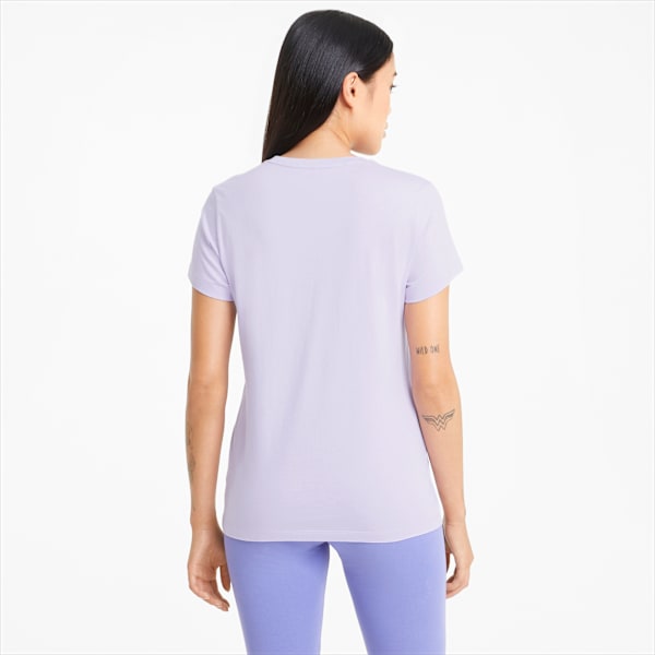 Essentials Logo Tee Women, Light Lavender, extralarge