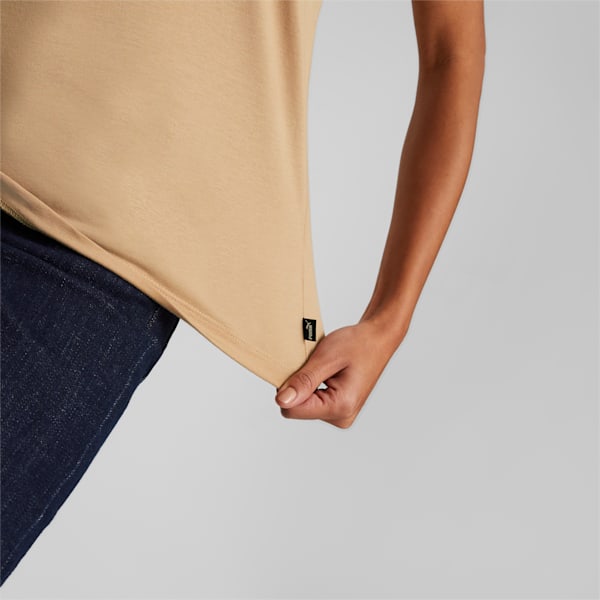 Essentials Logo Women's Tee, Dusty Tan