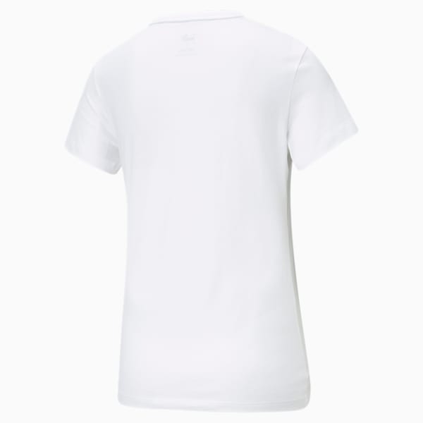 Essentials Small Logo Women's Tee, Puma White, extralarge