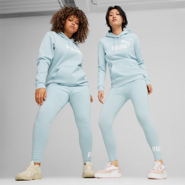 Essentials Logo FL Hoodie Women, Turquoise Surf, extralarge-GBR