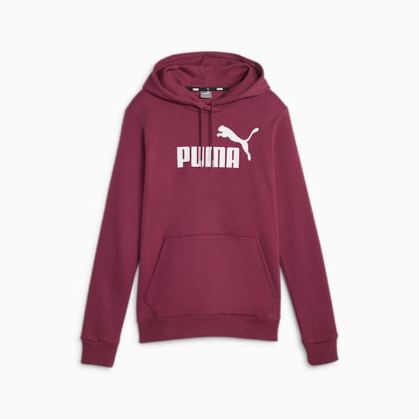 Essentials Women's Full-Length Logo Hoodie | PUMA