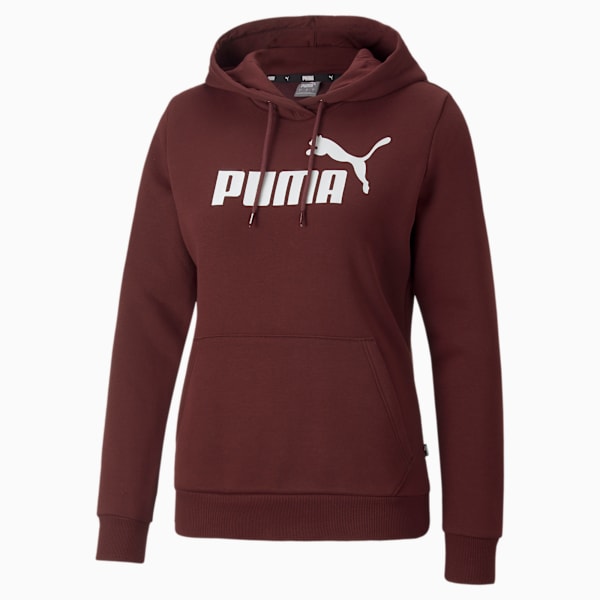 Logo Full-Zip Women's Hoodie, Aubergine, extralarge-IND
