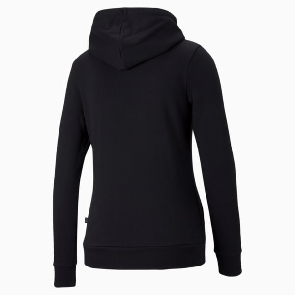 Essentials Logo Regular Fit Women's Hoodie, Puma Black, extralarge-IND