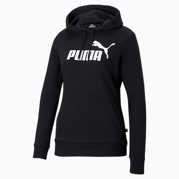 Logo Regular Fit Women's Hoodie, Puma Black, extralarge-IND