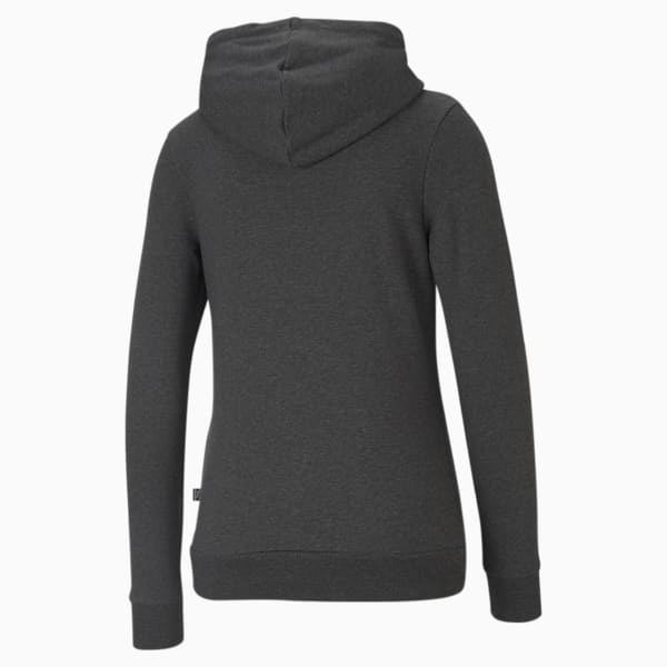 Logo Regular Fit Women's Hoodie, Dark Gray Heather, extralarge-IND