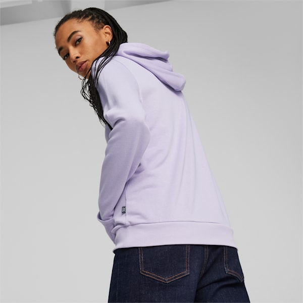 Essentials Big Logo Women's Hoodie, Vivid Violet, extralarge