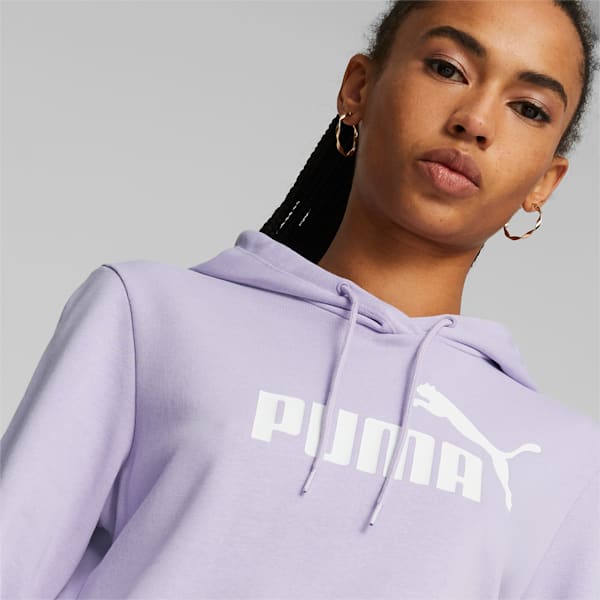 Essentials Big Logo Women's Hoodie, Vivid Violet, extralarge