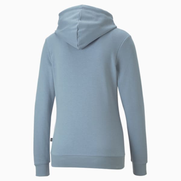 Essentials Logo Full-Zip Women's Hoodie, Blue Wash, extralarge-IND