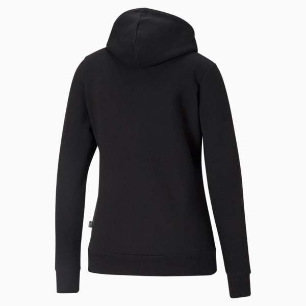 Chandail à capuche à petit logo Essentials Femme, Puma Black, extralarge