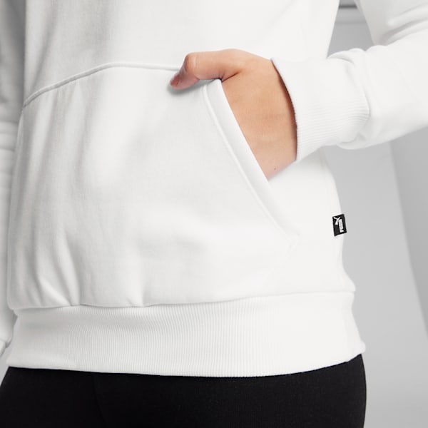 Essentials Small Logo Women's Hoodie, Puma White, extralarge