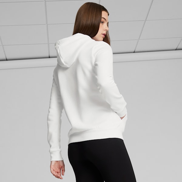 Sudadera con capucha para mujer Essentials Small Logo, Puma White, extralarge