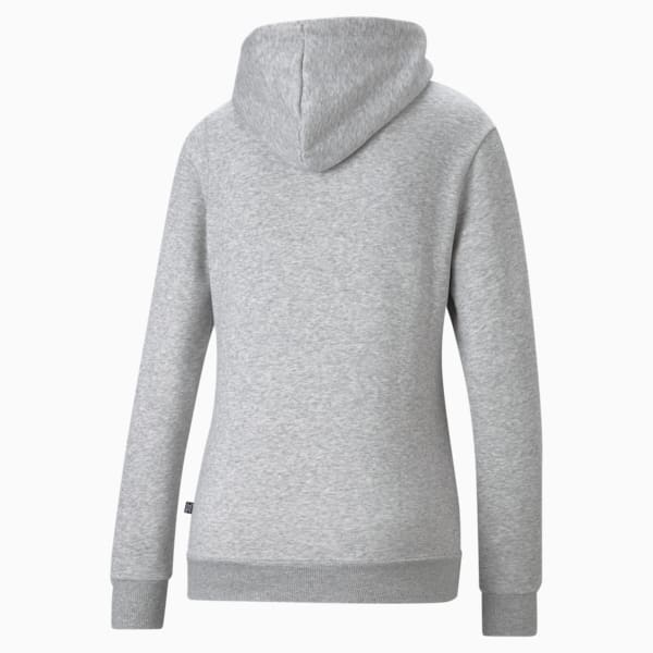 Chandail à capuche à petit logo Essentials Femme, Light Gray Heather, extralarge