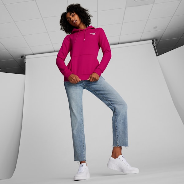 Essentials Small Logo Women's Hoodie, Pinktastic, extralarge