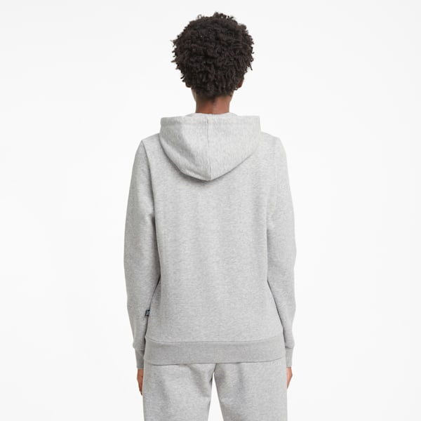 Essential Full-Zip Women's Hoodie, Light Gray Heather, extralarge-IND