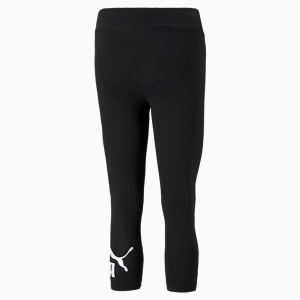 Legging Essentials Logo Short Feminina, Preto, PUMA