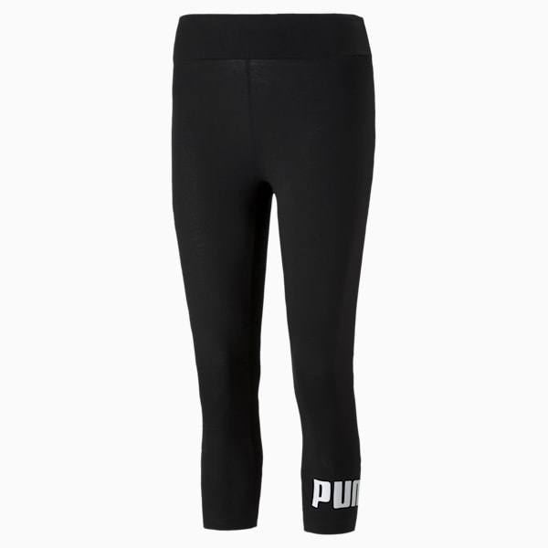 Legging 3/4 à logo Essentials Femme, Puma Black, extralarge