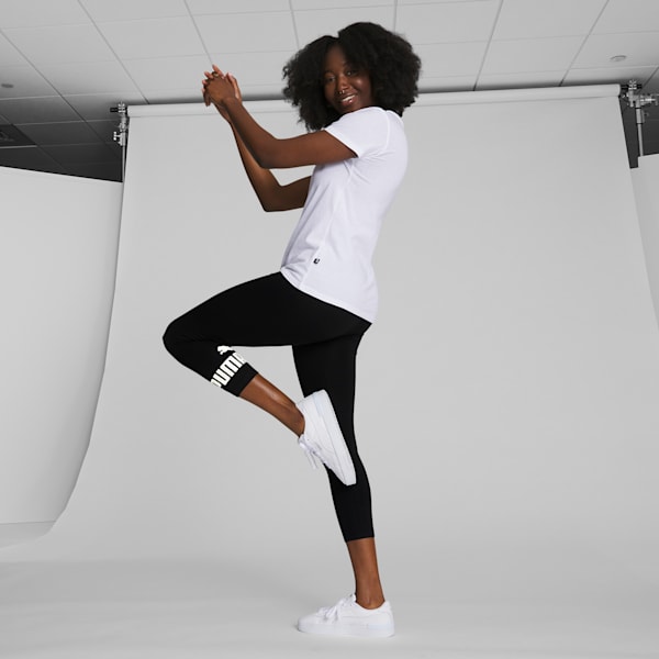 Legging 3/4 à logo Essentials Femme, Puma Black, extralarge