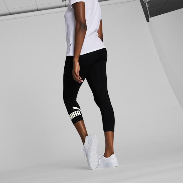 Legging 3/4 à logo Essentials Femme, Puma Black, extralarge