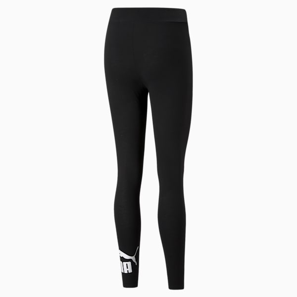 Puma Logo Legging PLUS - Leggings - black/white/black 