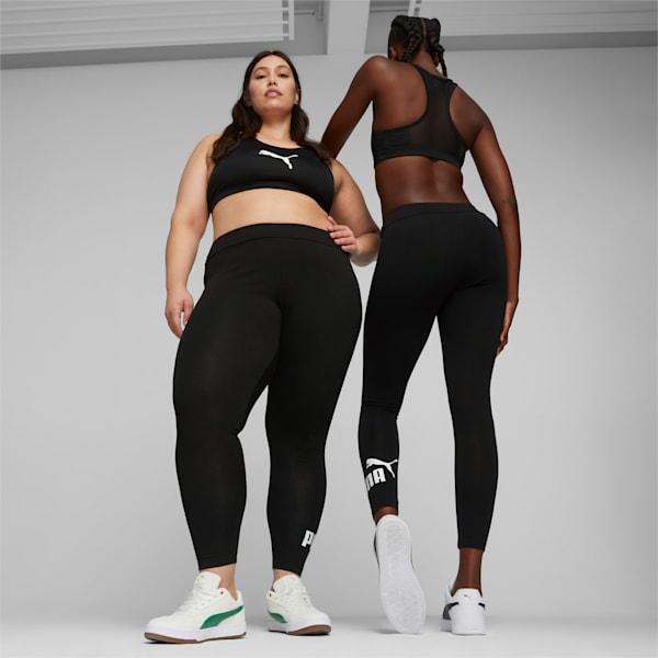Spalding NEW Black Womens Size XL Pull-On Logo Activewear Leggings 
