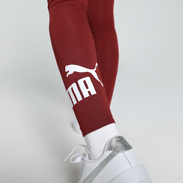Logo Women's Tights, Intense Red, extralarge-IND