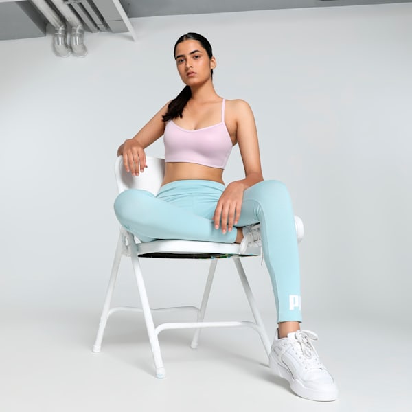 Logo Women's Tights, Turquoise Surf, extralarge-IND