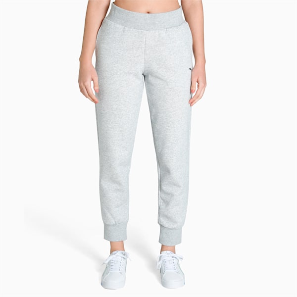 Women's Mid-Rise Sweat Pants, Light Gray Heather-CAT, extralarge-IND