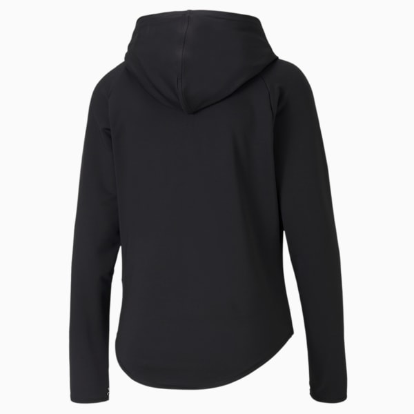 Active Knitted Relaxed Fit Women's Hoodie, Puma Black