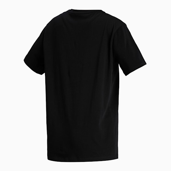 Essentials Logo Boyfriend Women's Relaxed T-shirt, Puma Black