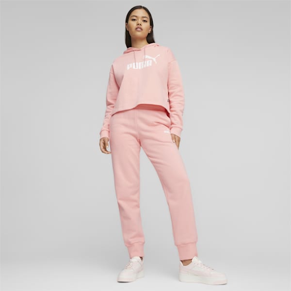 Cropped Logo Women's Hoodie, Peach Smoothie, extralarge-IND