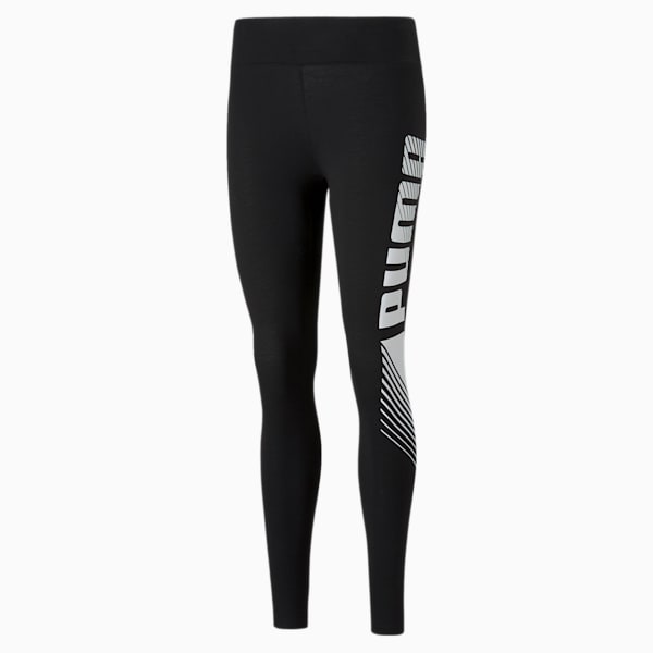 Essentials Graphic Tight Fit Women's Tights, Puma Black, extralarge-IND