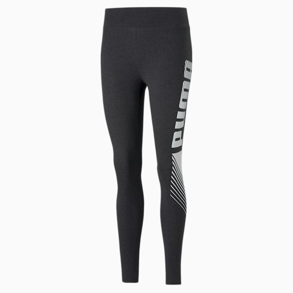 Essentials Graphic Tight Fit Women's Tights, Dark Gray Heather