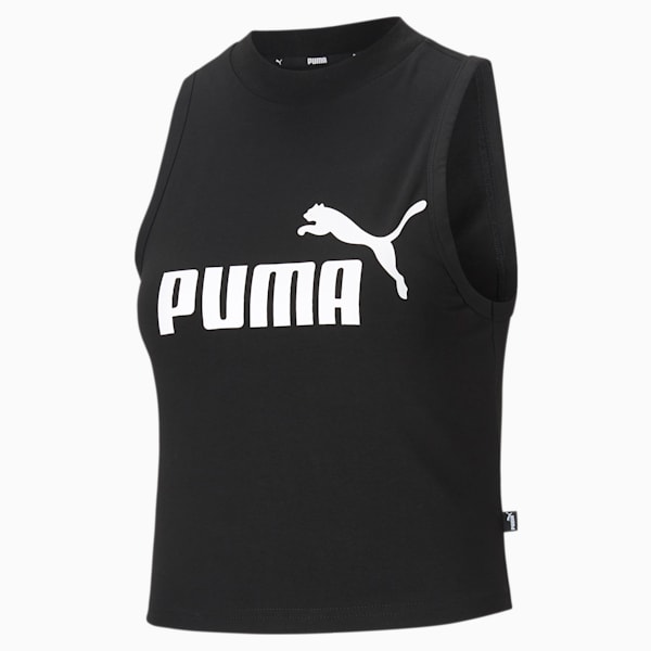 Essentials High Neck Women's Tank Top, Puma Black, extralarge