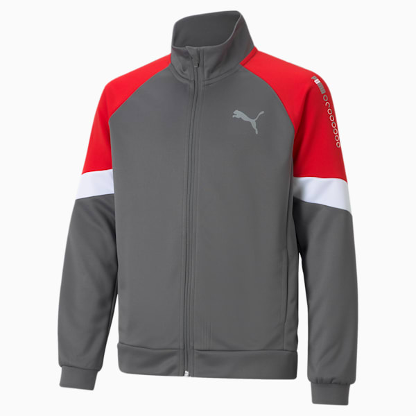 Active Sports Poly Youth Track Jacket, CASTLEROCK, extralarge-IND