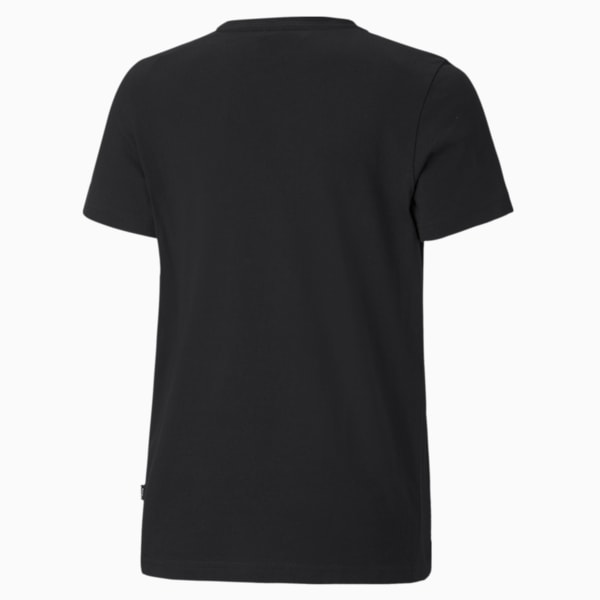 Essentials Logo Boy's  T-shirt, Puma Black