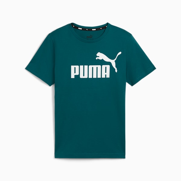 Essentials Logo Boys' Tee, Cold Green, extralarge