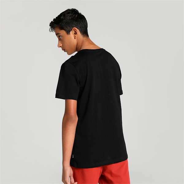 Essentials Small Logo Boy's T-Shirt, Puma Black, extralarge-IND